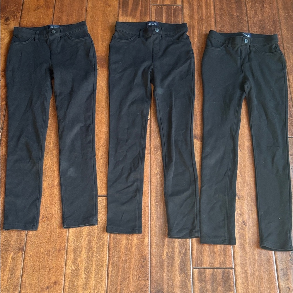 Girls Black Uniform Pants